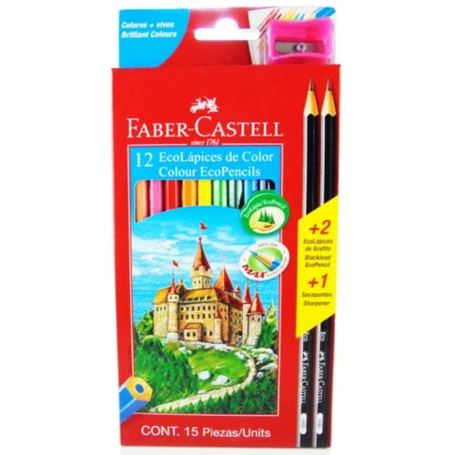 Color largo Faber Castell  12 colores
