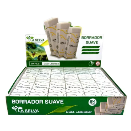 Borrador suave GRANDE La Selva de 24 unid.