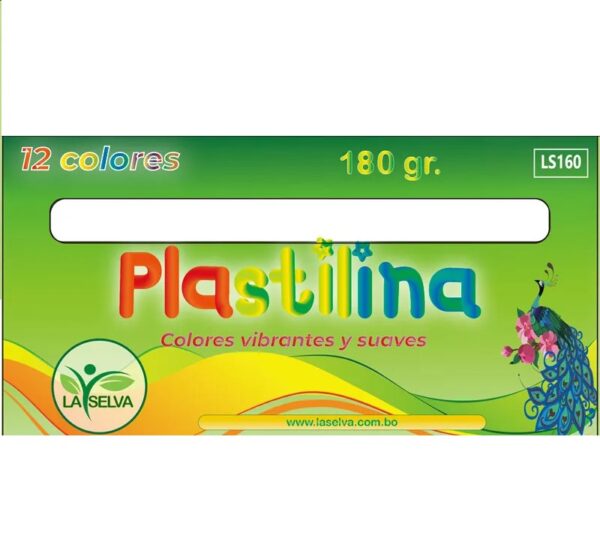 Plastilina de 180g Grande La Selva12 colores
