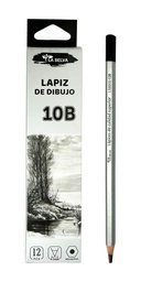 Lapiz Carbonico de dibujo 2.4mm La Selva 12u (10B)