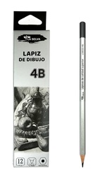 apiz Carbonico de dibujo 2.4mm La Selva 12u (4B)