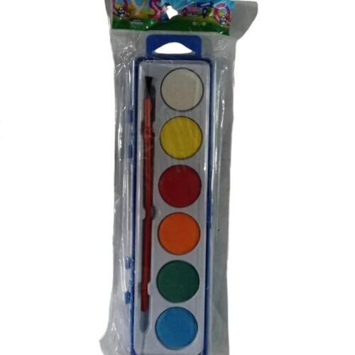 Acuarela rectangular 6 colores