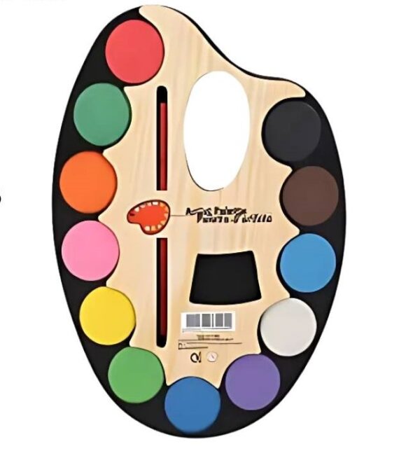 Acuarela paleta grande 12 colores