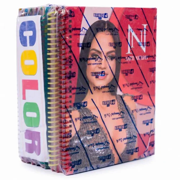 Cuaderno anillado artesanal carta COLOR 100hjs