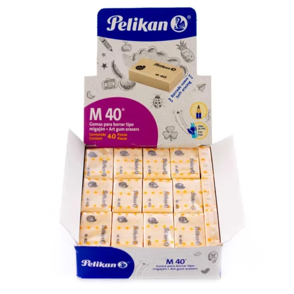Borrador tipo Migajon Pelikan de 40 unid.