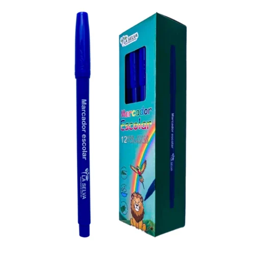 Marcador escolar La Selva de 12pcs