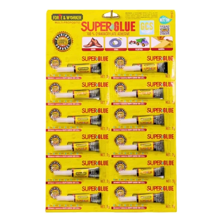 Pegamento Super glue 12pcs