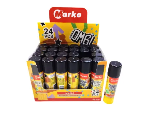 Pegamento en barra Marko 10gr 24pcs