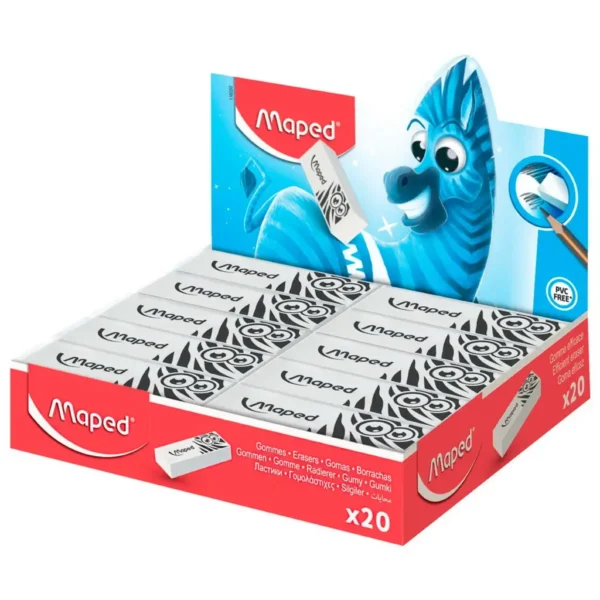 Borrador pulse CEBRITA Maped 20pcs