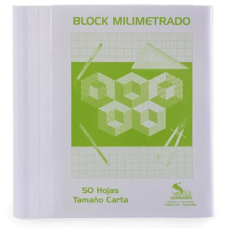 Hojas milimetradas – T/Carta 50h