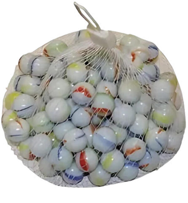 Canicas de 16mm 100 unid. Blancas