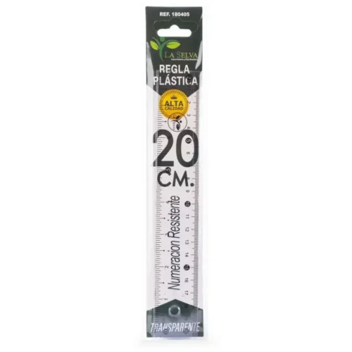regla-transparente-la-selva-20-cm-252 Regla Transparente La Selva 20 cm