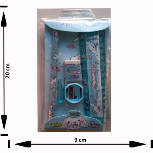 555555555 Estuche de lapiz, borrador, tajador y regla