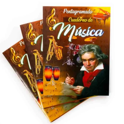 Pentagramado tamano medio oficio