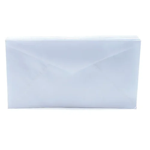 Sobre Artesanal Blanco Oficio 100 unid. de 23.5x12.5cm.