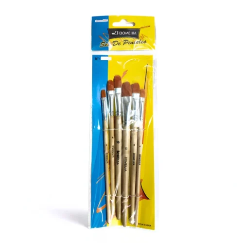 Pincel Lengua de Gato BOMEIJIA 6PCS Pincel Lengua de Gato BOMEIJIA 6 PCS