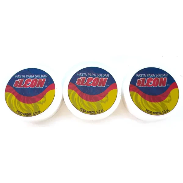 Crema o pasta para soldar LEON 1.2 OZ MEDIANO