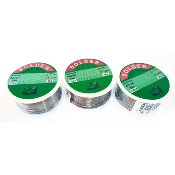 Estaño para soldadura carrete 30 gr. espesor 1mm