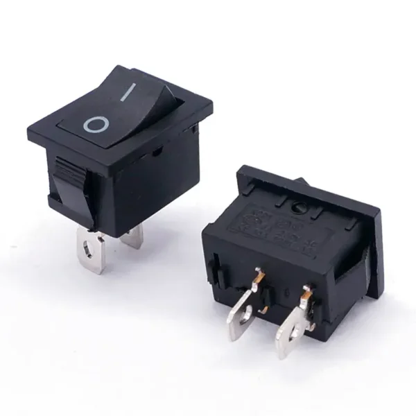 Interruptor Grande Negro Corriente Max 6A 250VAC 15x21mm