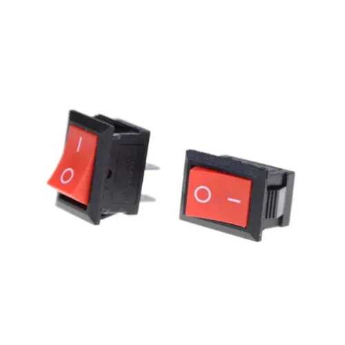 Interruptor Bicolor Pequeño Corriente Max 3A 250VAC 10x15mm