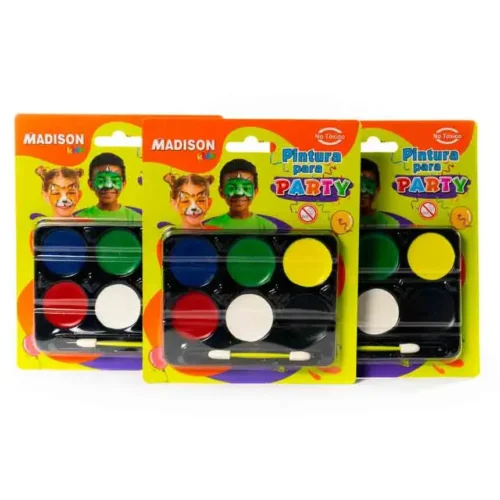 Pintura para rostro Madison 6 colores