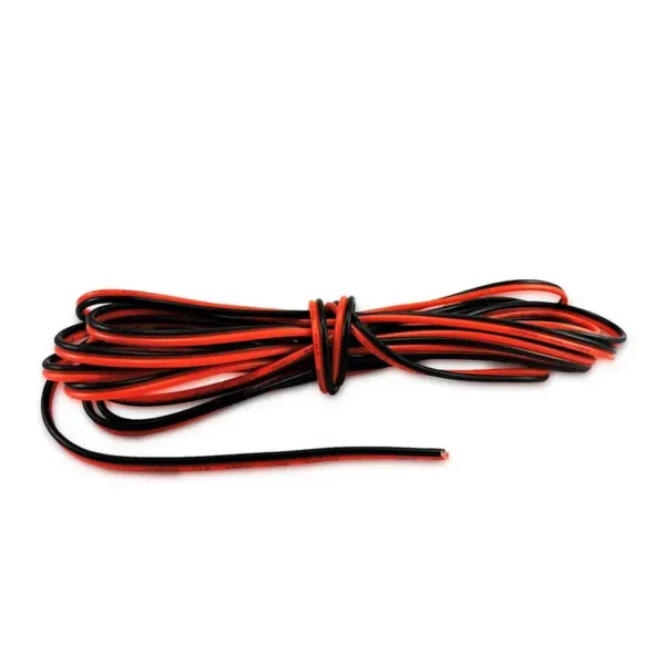Robotica - cable bipolar rojo y negro, largo de 1m
